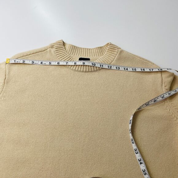 Creamy Gap Sweater 100% Cotton Knit Gap Sweater Medium Women's Gap Minimalist - Picture 8 of 13